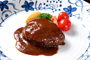 ハンバーグ（デミグラスソース）